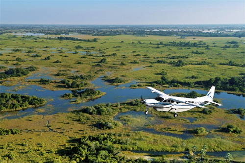Okavango Delta scenic flight